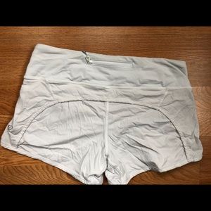 White lululemon shorts